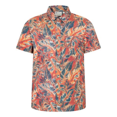 Tropical Leaves Short-sleeved Shirt