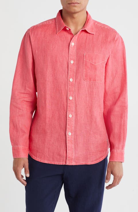 Sea Glass Breezer Original Fit Linen Shirt
