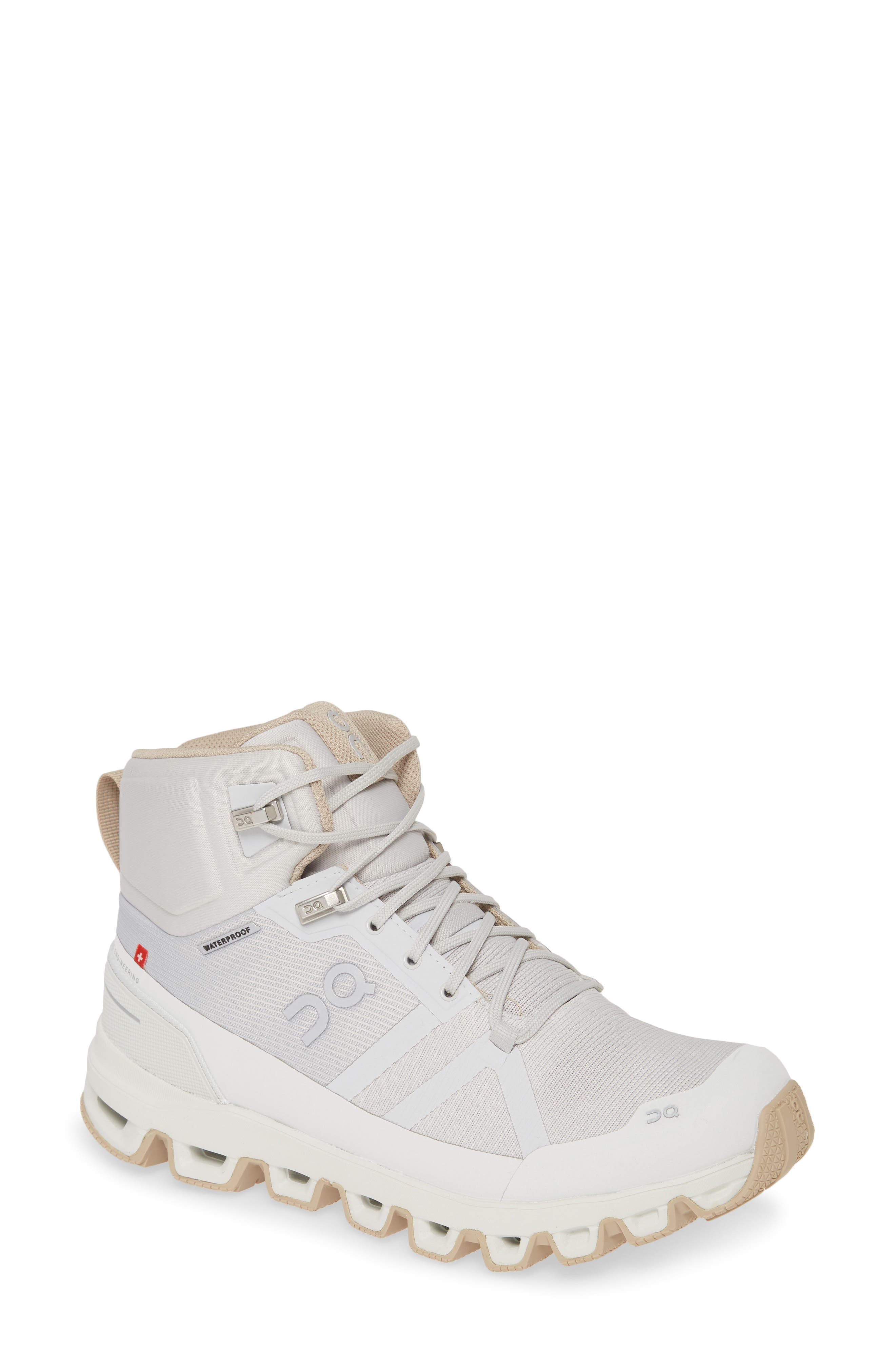 Cloudrock Waterproof Hiking Boot - Women, Main, color, GLACIER/ SAND