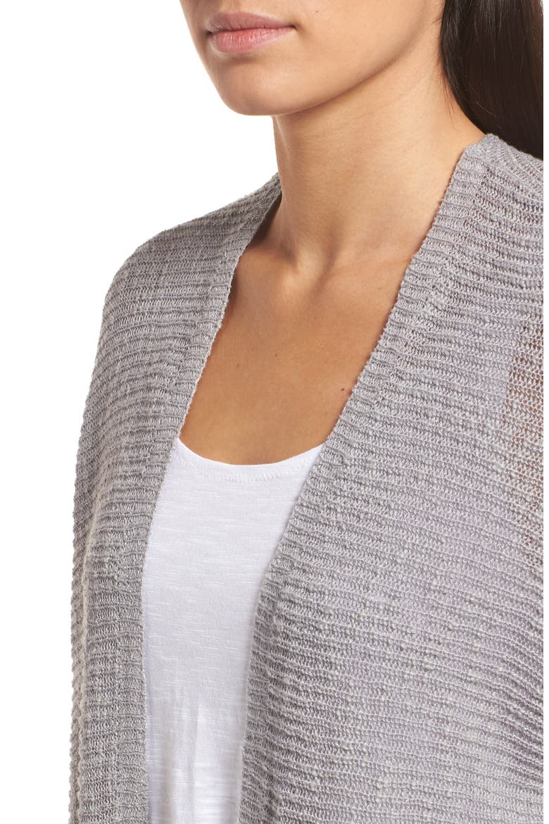 Open Cardigan, Alternate, color, GREY HEATHER