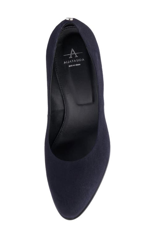 Aquatalia Raysa Platform Pump In Navy