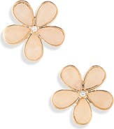 BaubleBar Resin Flower Stud Earrings