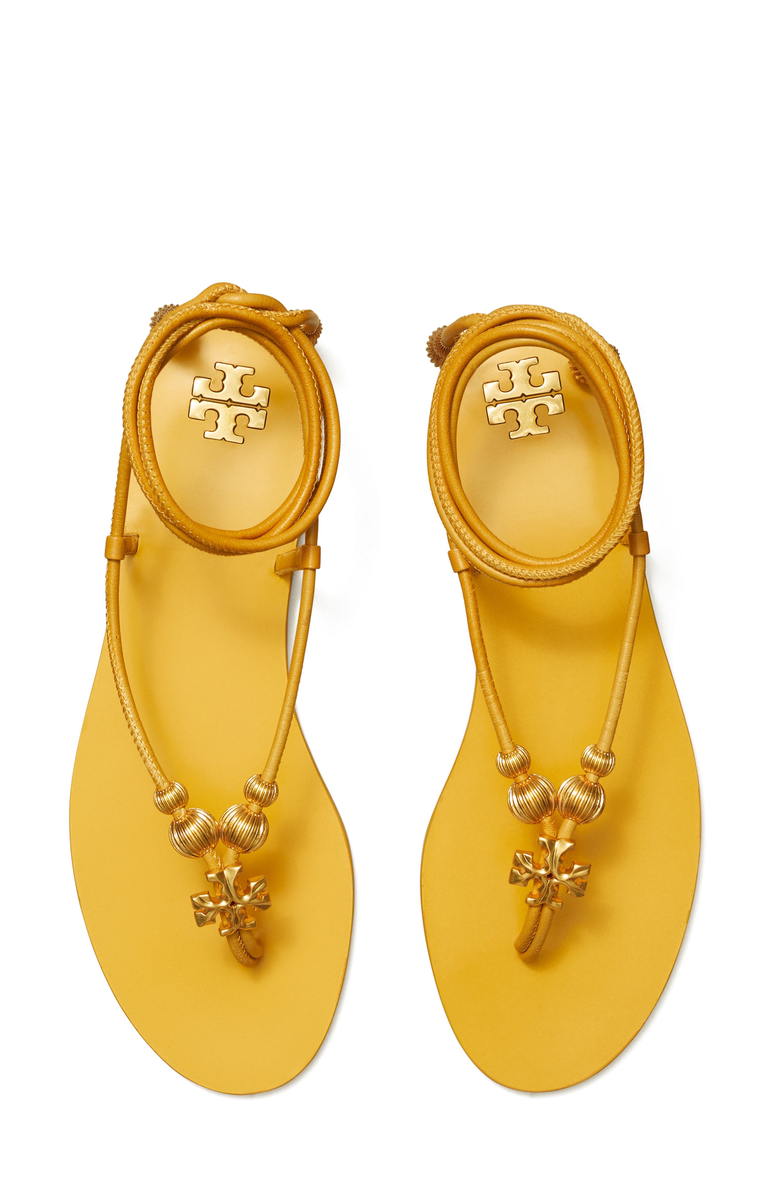 Capri Lace Up Sandal, Alternate, color, GOLDENROD