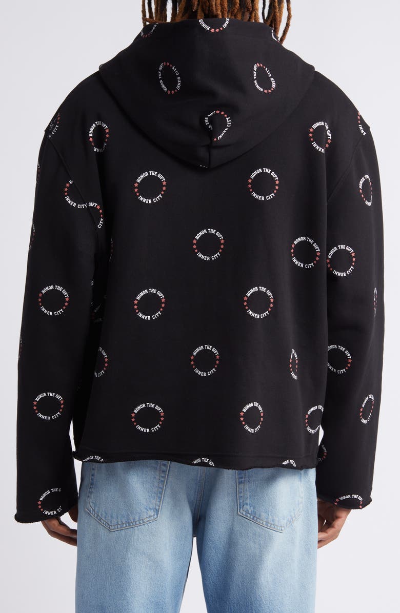 HONOR THE GIFT Front Zip Oversize Cotton Zip-Up Hoodie, Alternate, color,