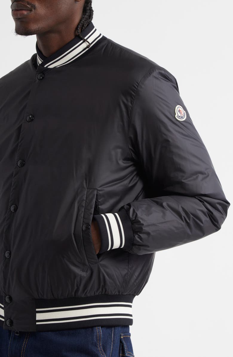 Moncler Bouchet Down Baseball Jacket, Alternate, color, 