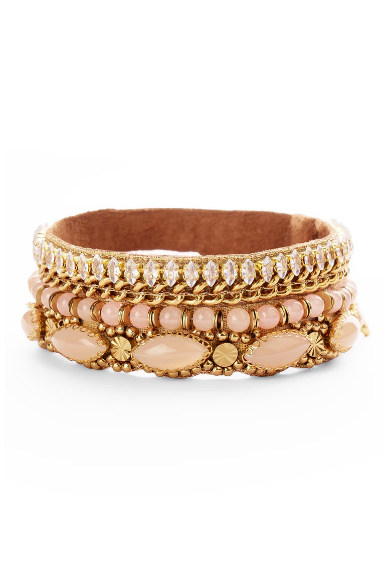 Kia Cuff Bracelet, Main, color, PEACH