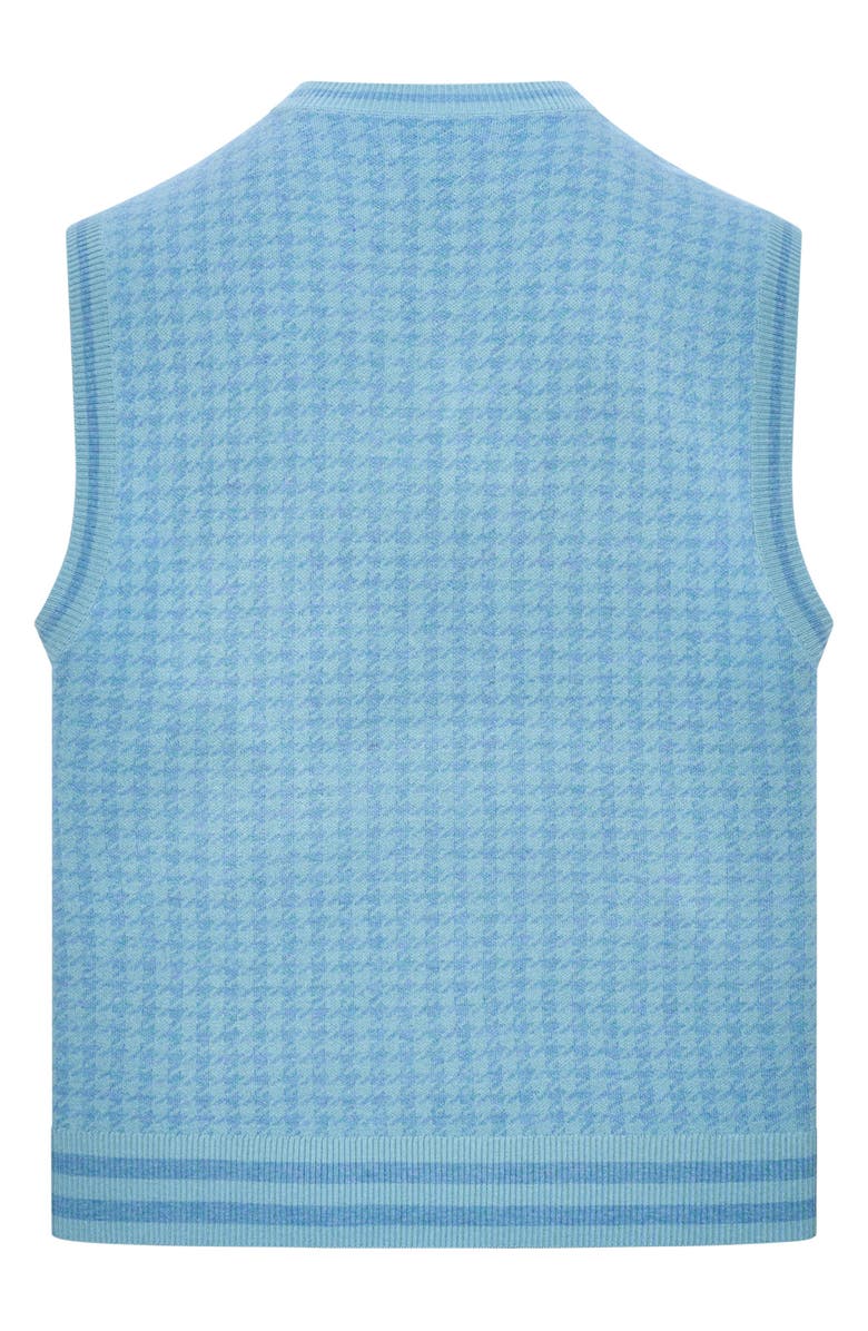 Eastside Golf Houndstooth Polo Sweater, Alternate, color, Provence Blue/Polaris Blue