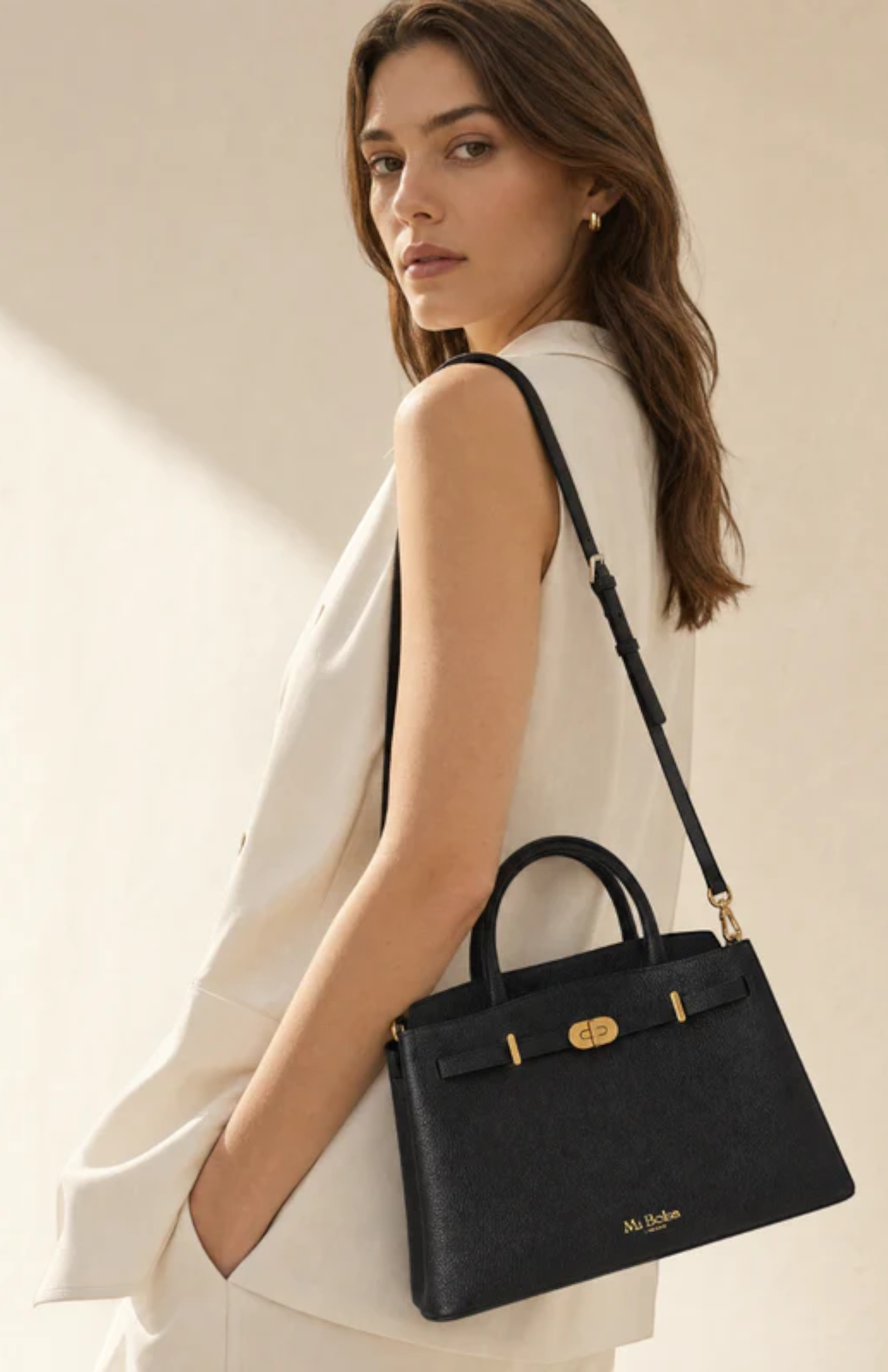Kensington - Top Handle in Grey, Alternate, color, Black