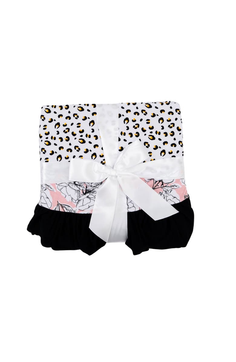 Laree + Co Allie Ruffle Toddler Blanket, Main, color, Pink