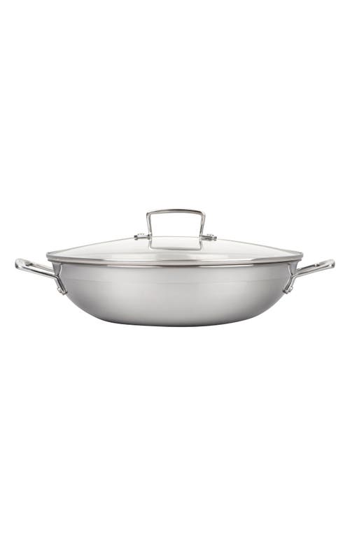 Le Creuset 4.5-quart Classic Stainless Steel Wok In Stainless Steel