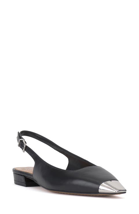 Sellyn Cap Toe Slingback Flat (Women)