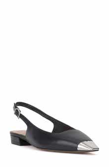 Vince Camuto Sellyn Cap Toe Slingback Flat