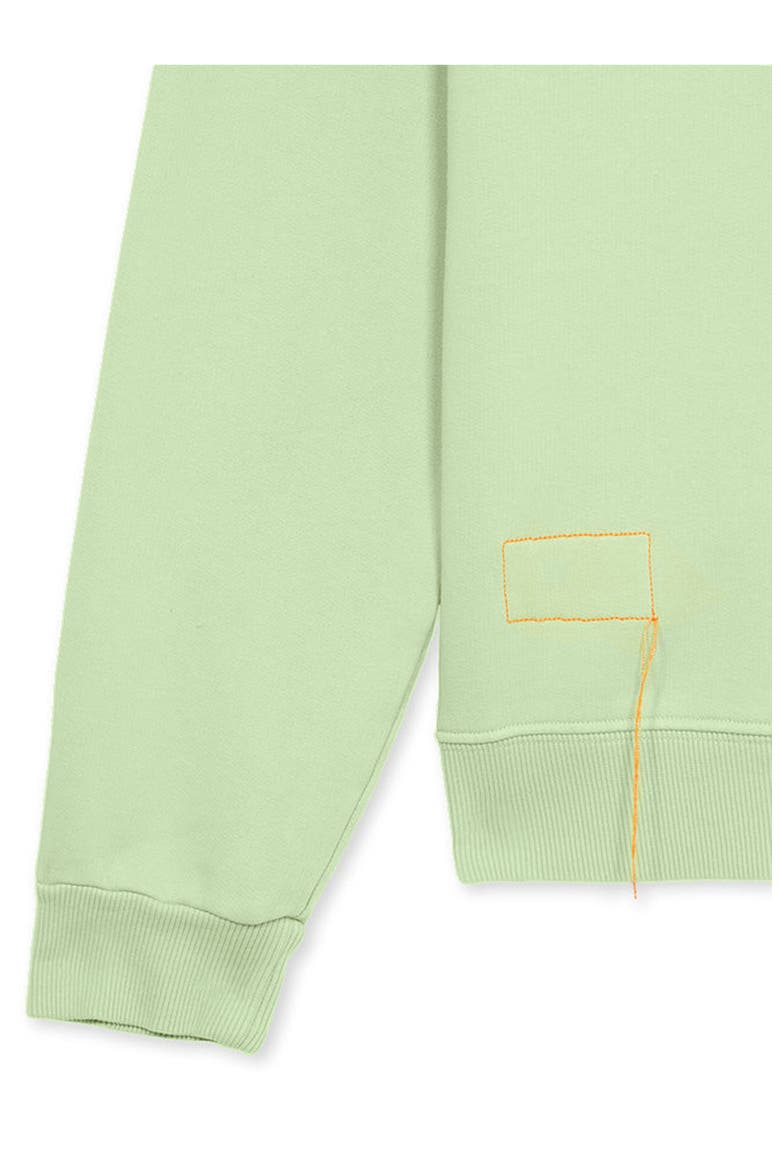Zip-Up Sweatshirt with Pocket, Alternate, color, Light Green