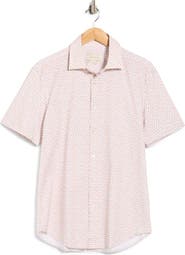 Bugatchi Short Sleeve Woven Shirt