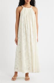 FRNCH Merope Cotton Blend Maxi Dress