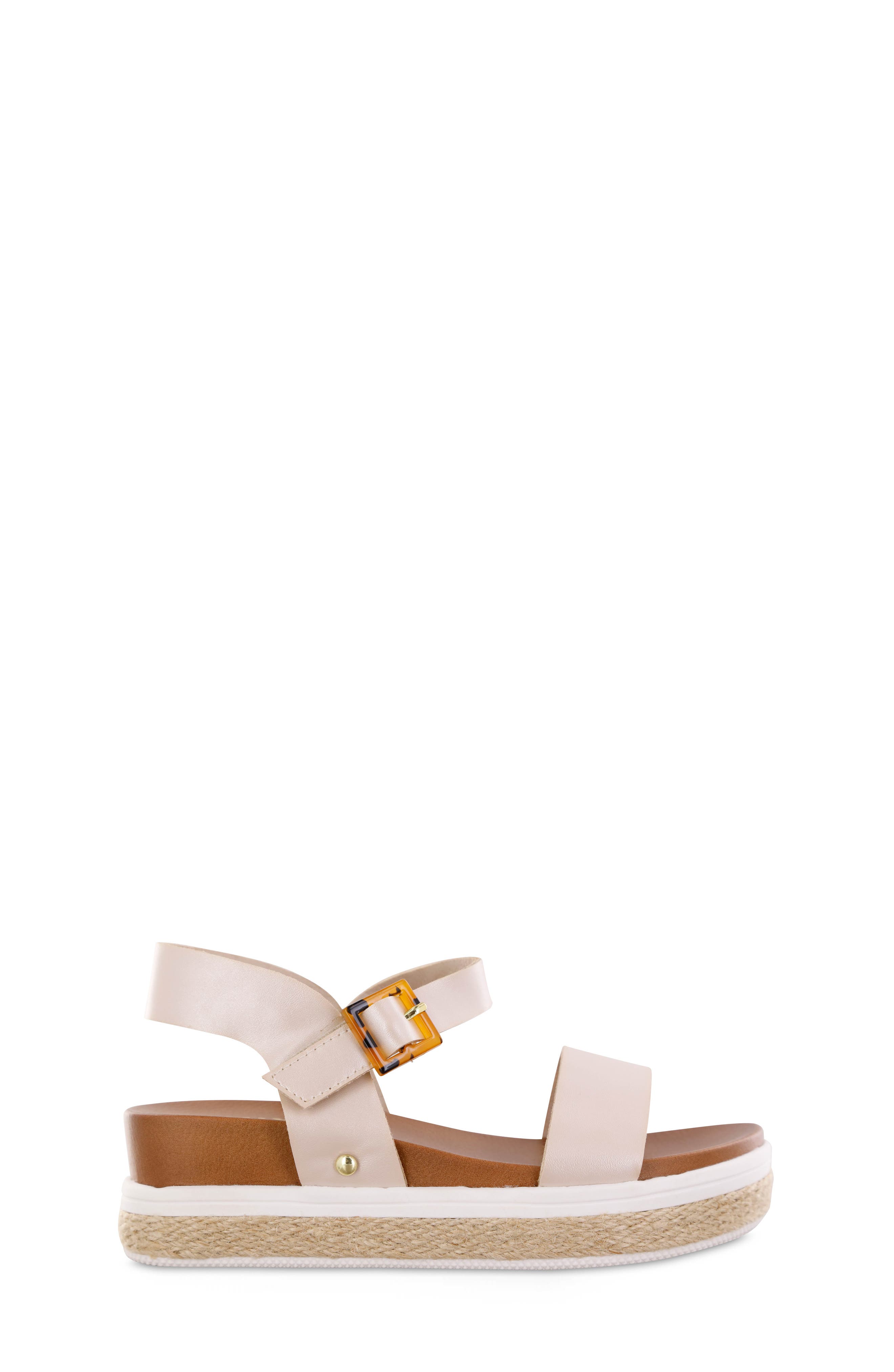 Kids' Jenise Platform Sandal, Alternate, color, CHAMPAGNE