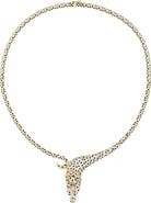 FZN Pavé Cubic Zirconia Leopard Collar Necklace