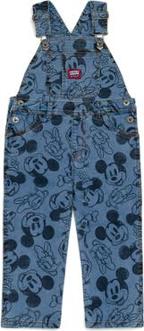 Disney Mickey Mouse & Friends Denim Jacket Overalls and Pants