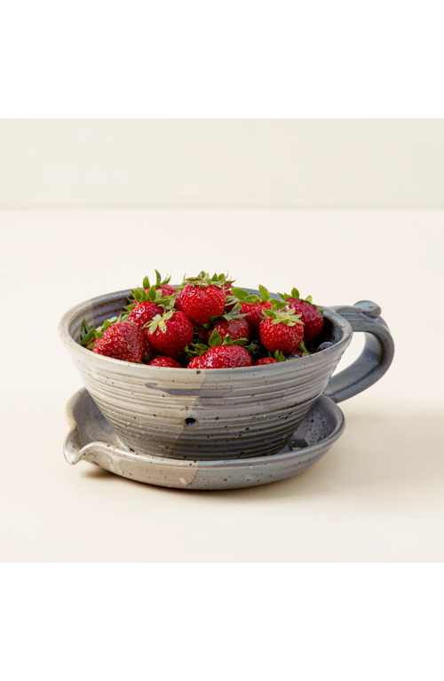 Uncommon Goods Berry Buddy Stoneware Strainer