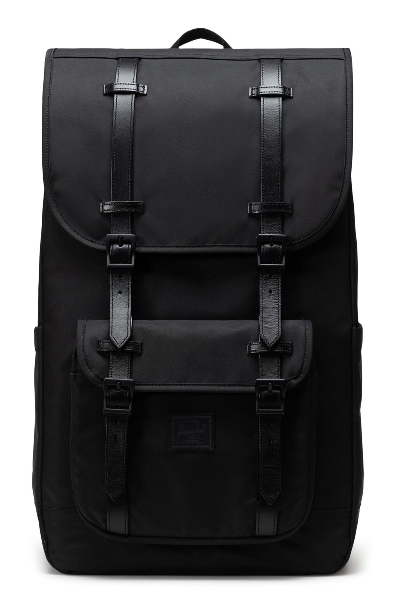 Herschel Supply Co. Premium Little America Recycled Polyester Backpack, Main, color, Black