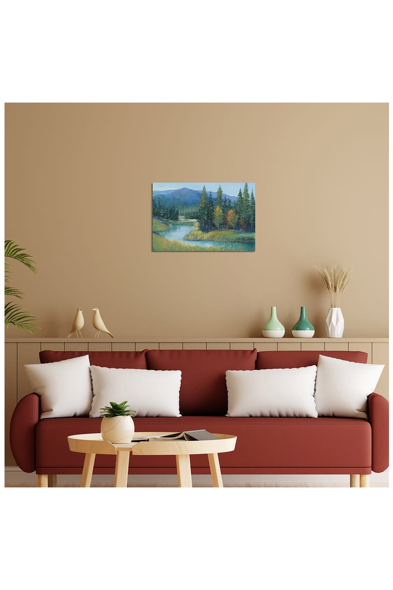 Trout Stream II by Tim OToole Canvas Wall Art, Alternate, color, GREEN MOUNTAIN VALLEY