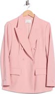 Rebecca Taylor Calvary Twill Double Breasted Blazer