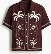 H&M Relaxed Fit Printed Resort Shirt