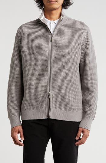 Theory Gary Full Zip Jacket In Gray