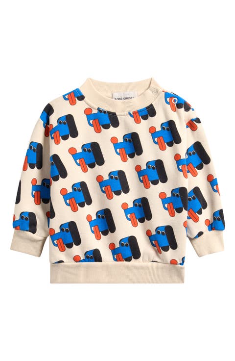 Doggy Mate Print Organic Cotton Sweatshirt (Baby)