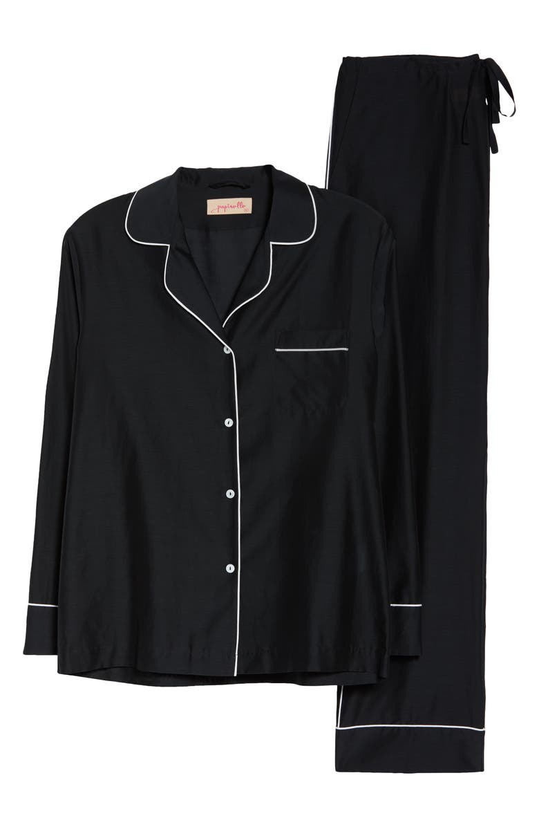 Papinelle Mia Cotton & Silk Pajamas, Alternate, color,