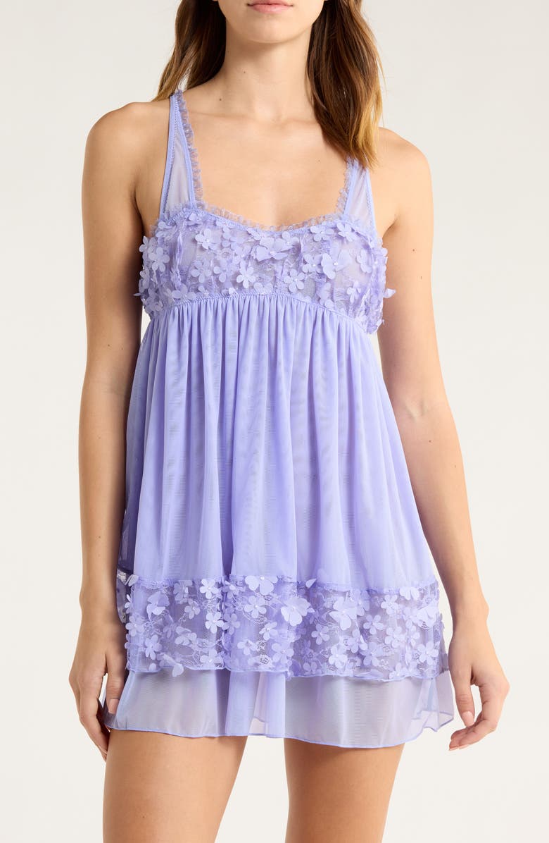 Free People Save the Date Chemise, Main, color, Electric Periwinkle