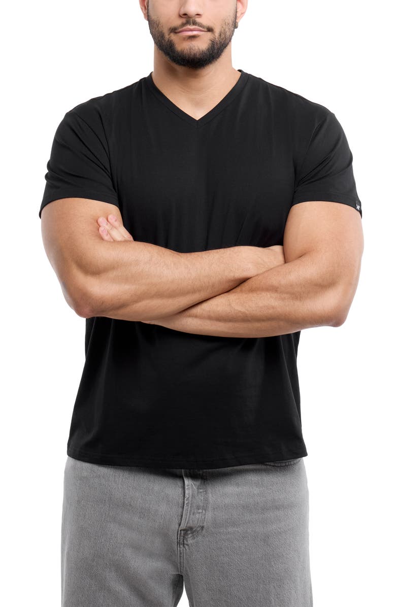 XRAY V-Neck Flex T-Shirt, Alternate, color, Black