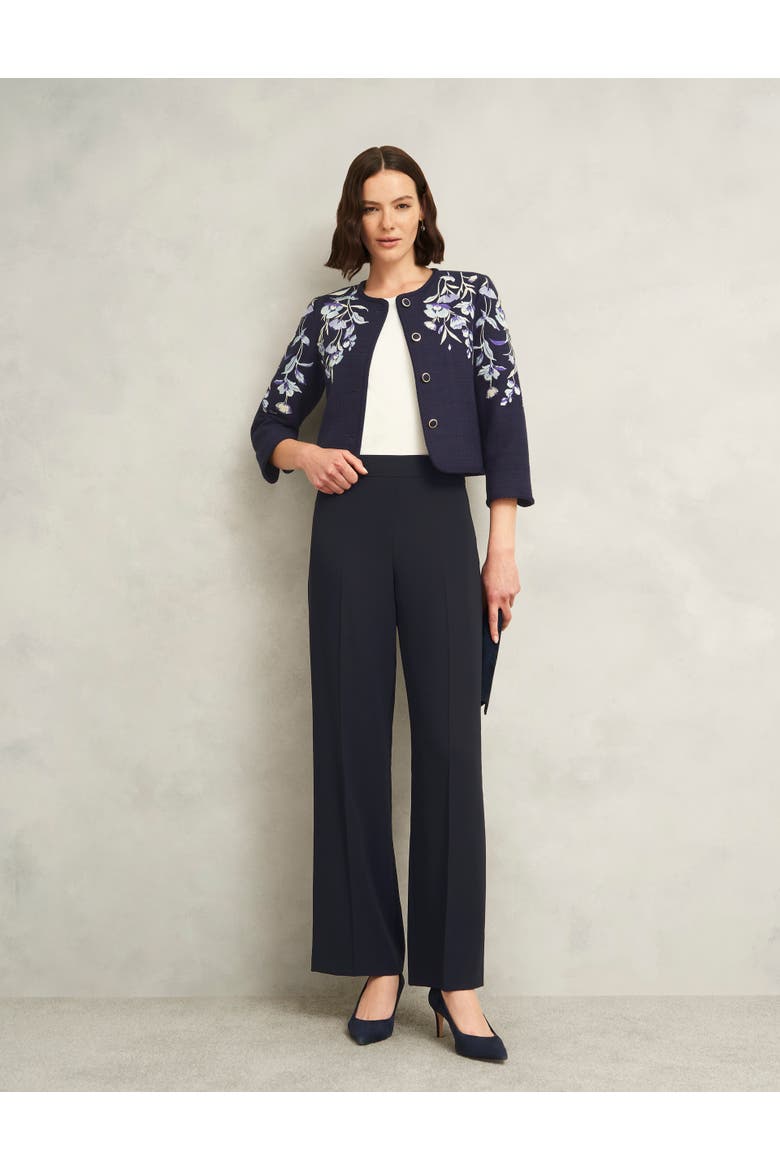 Mel Wide Trouser, Alternate, color, Navy