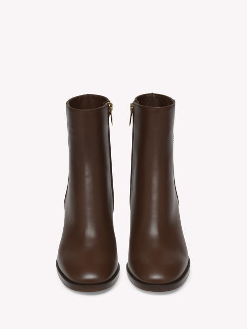 Gianvito Rossi 60mm Santiago Block-heel Ankle Boots In Brown