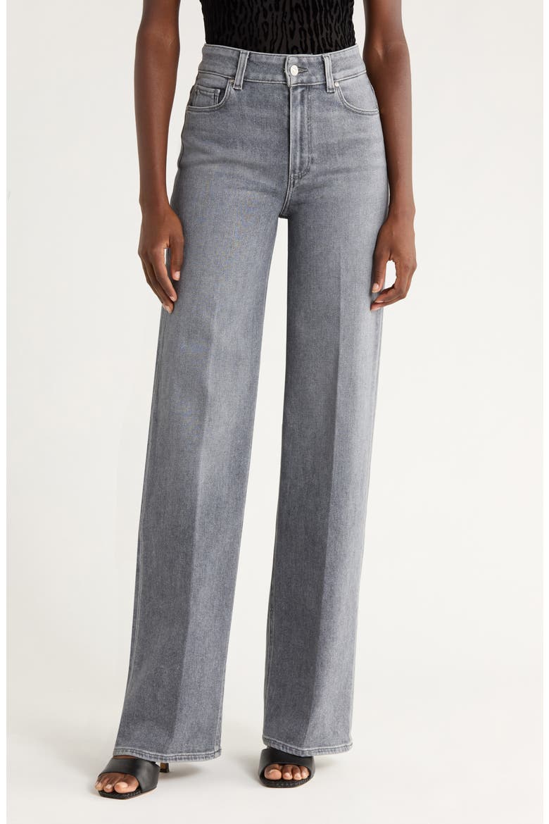 Sasha High Waist Wide Leg Jeans, Main, color, SMOKEY GREY