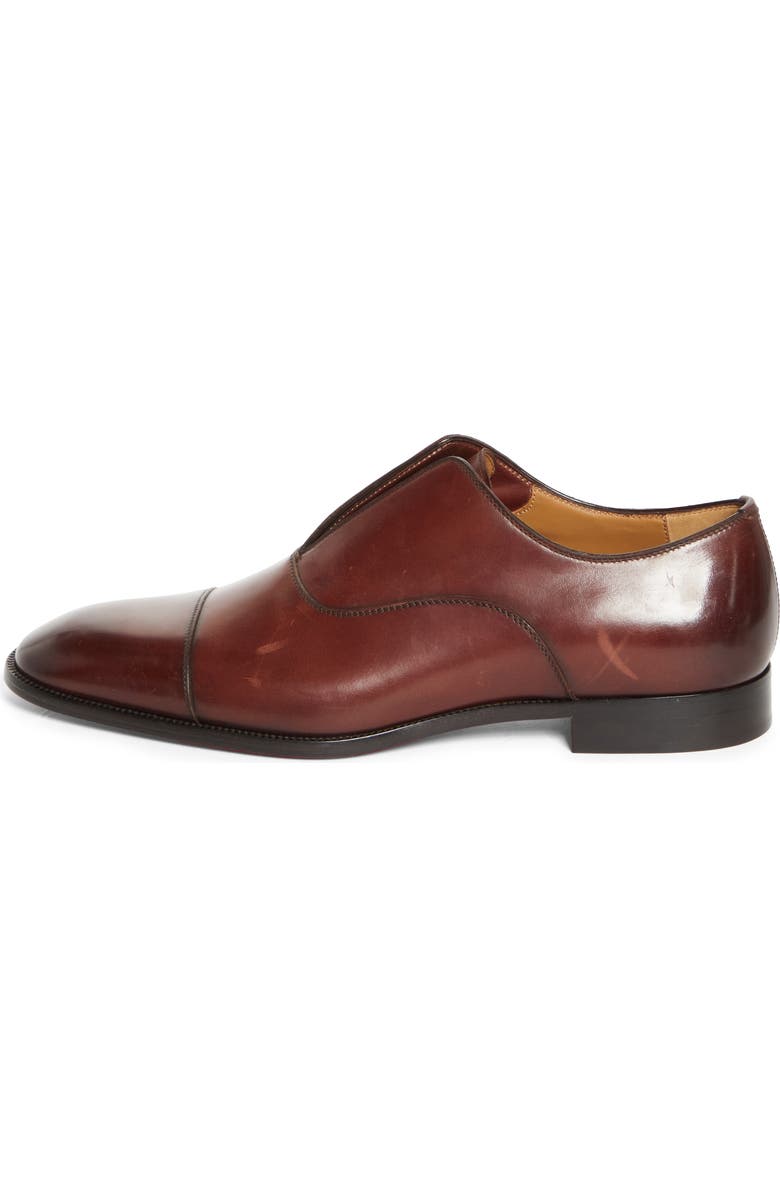 Christian Louboutin Alpha Male II Cap Toe Slip-On, Alternate, color, Cuoio