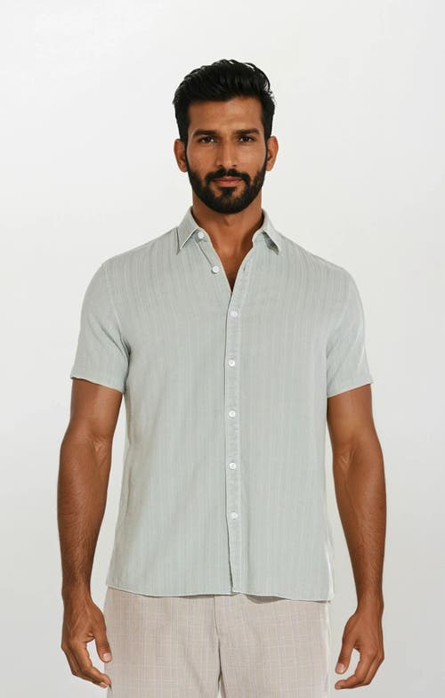 Ledger & Ford Avila Stretch Shirt in Sage  product