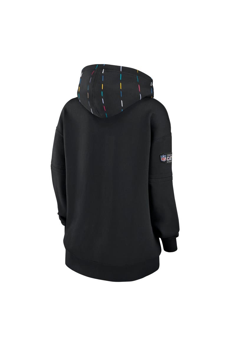 Women's Nike Black New York Jets 2023 NFL Crucial Catch Club Pullover Hoodie, Alternate, color, Black