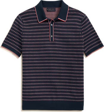 トップス soerte MULTI COLLAR JACQUARD KNIT POLO 1 soerte MULTI COLLAR JACQUARD KNIT POLO 1