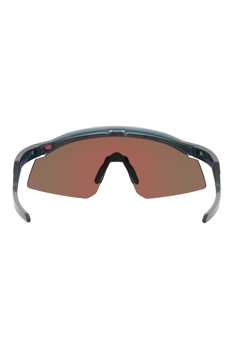 Hydra 37mm Prizm™ Semirimless Wrap Shield Sunglasses, Alternate, color, RUBY