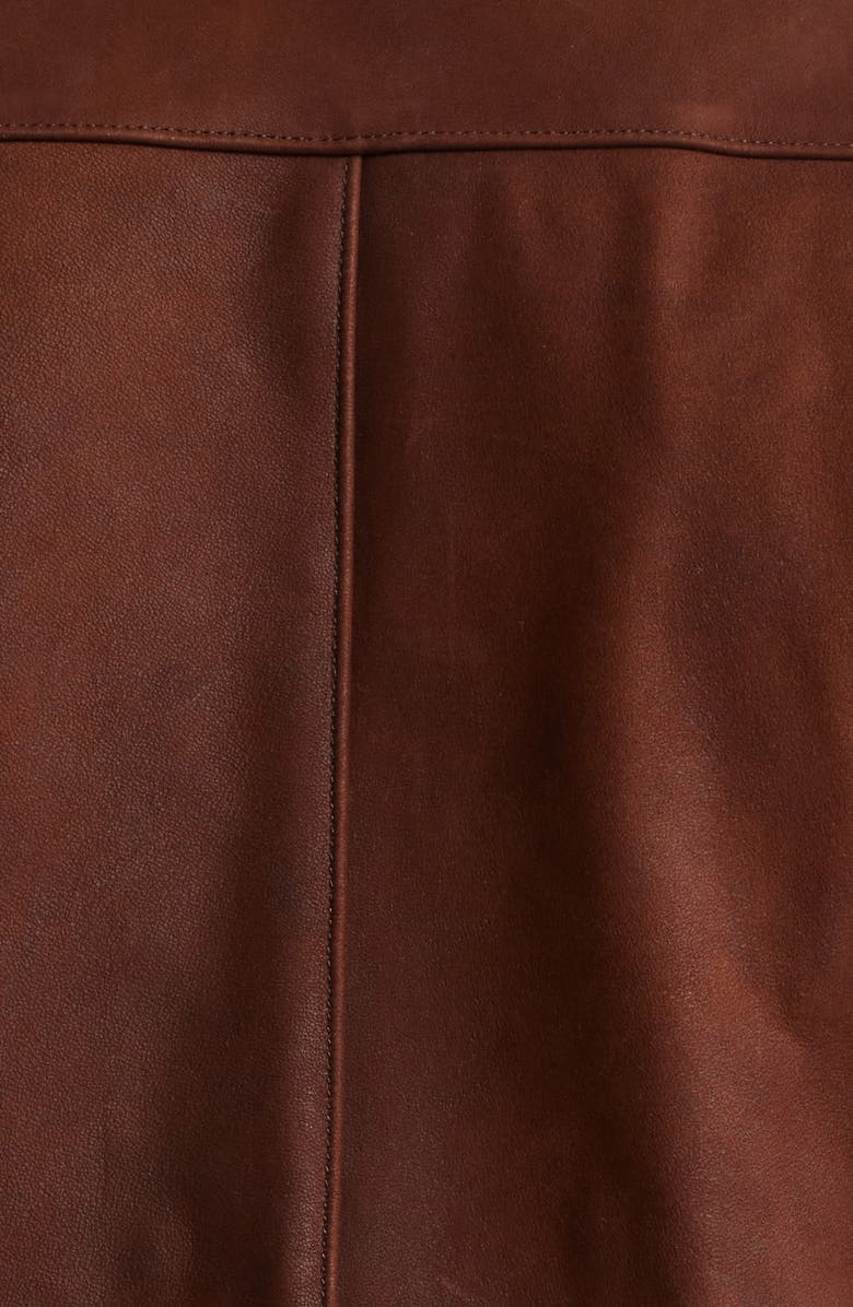 Frye Classic Leather Bomber Jacket, Alternate, color, 