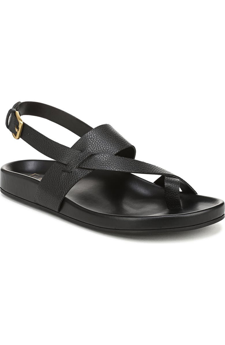 Franco Sarto Beryl Toe Loop Slingback Sandal, Main, color, Black