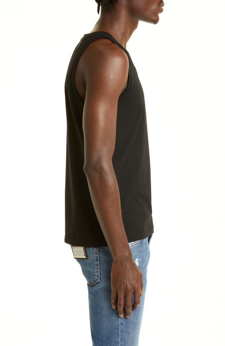 Dolce&Gabbana Men's Embroidered DG Patch Tank, Alternate, color,