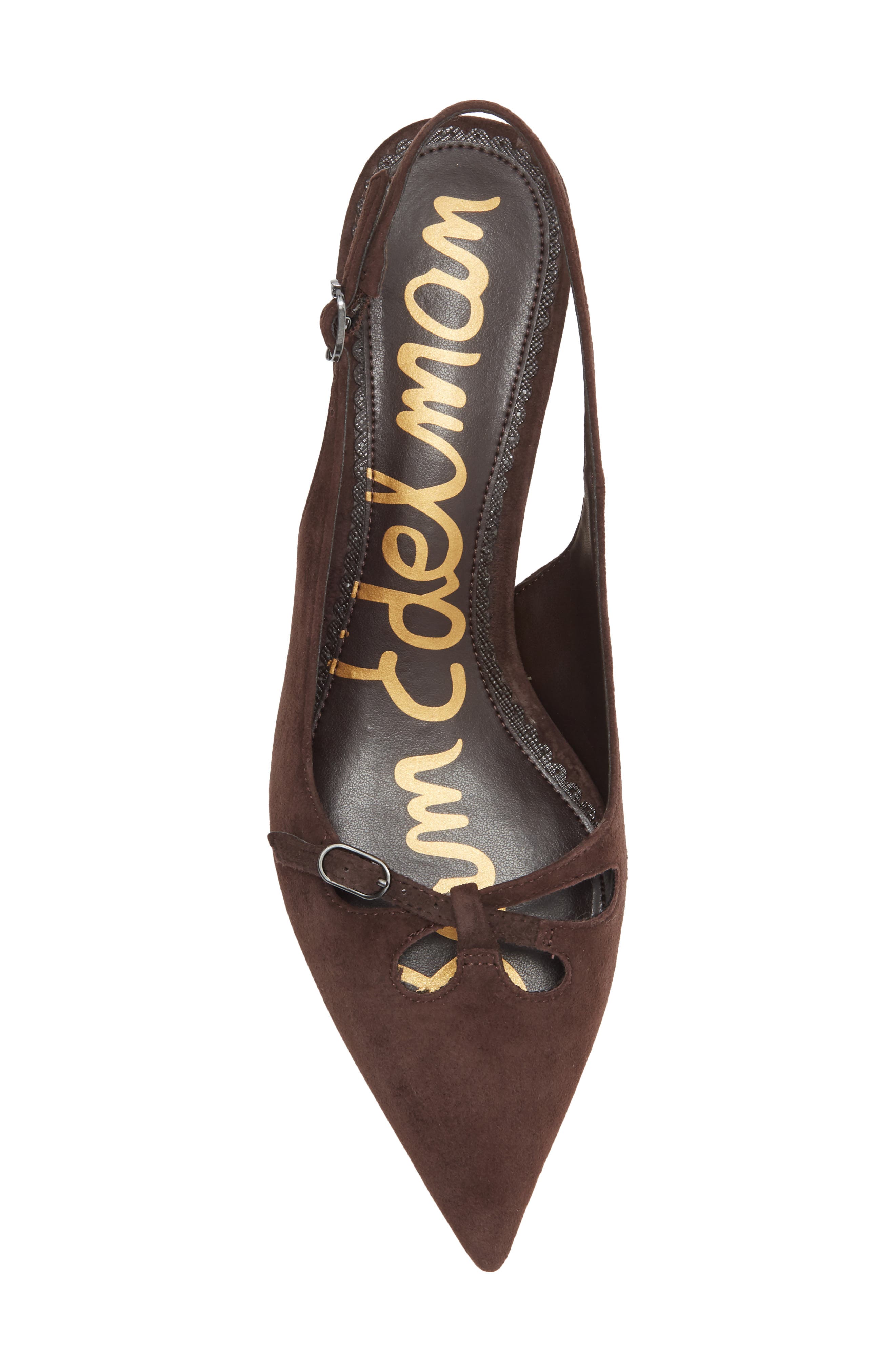 Fauna Kitten Heel Slingback Pump, Alternate, color, CAFE NOIR