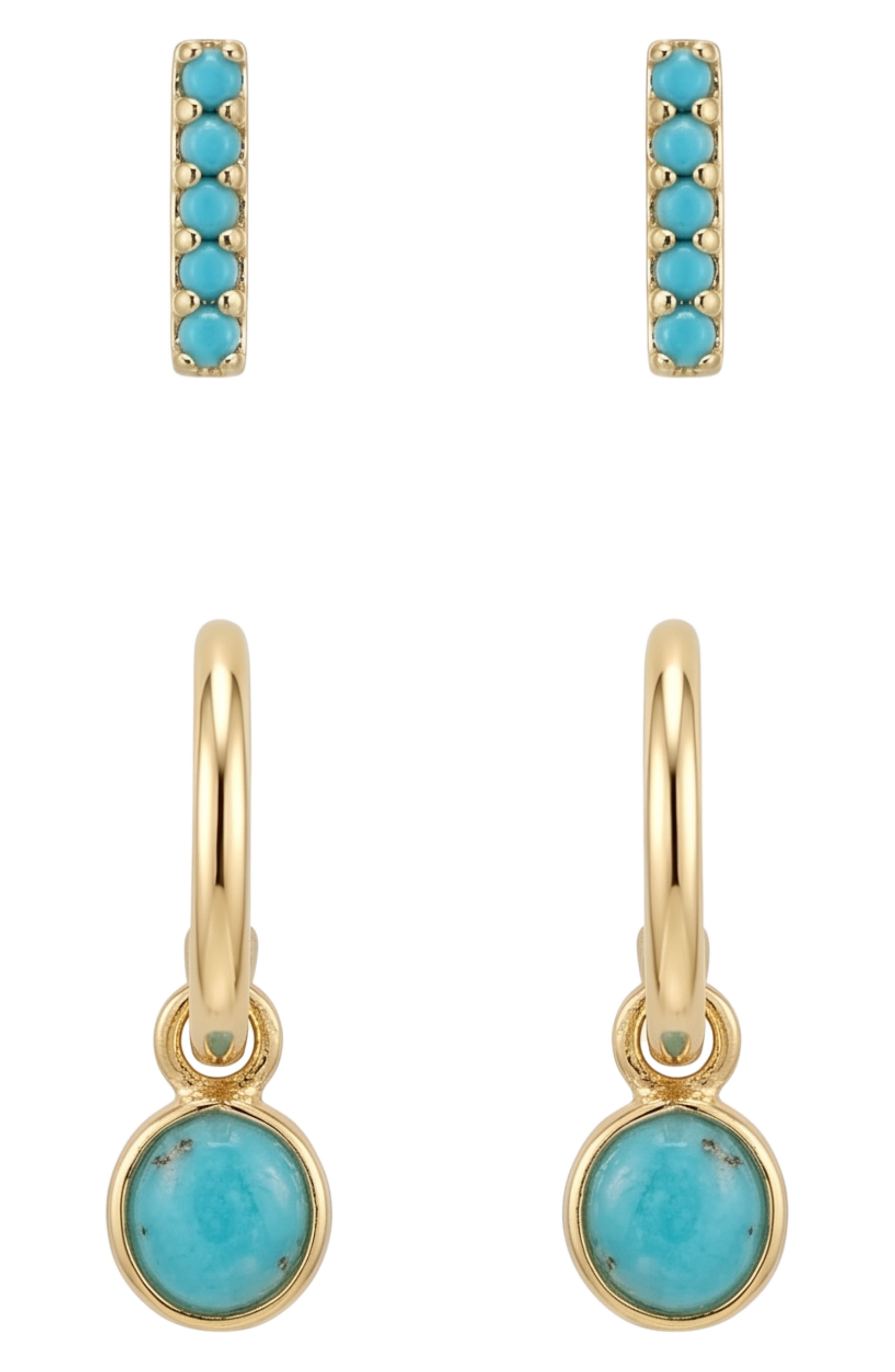 selected GOLD/ TURQUOISE