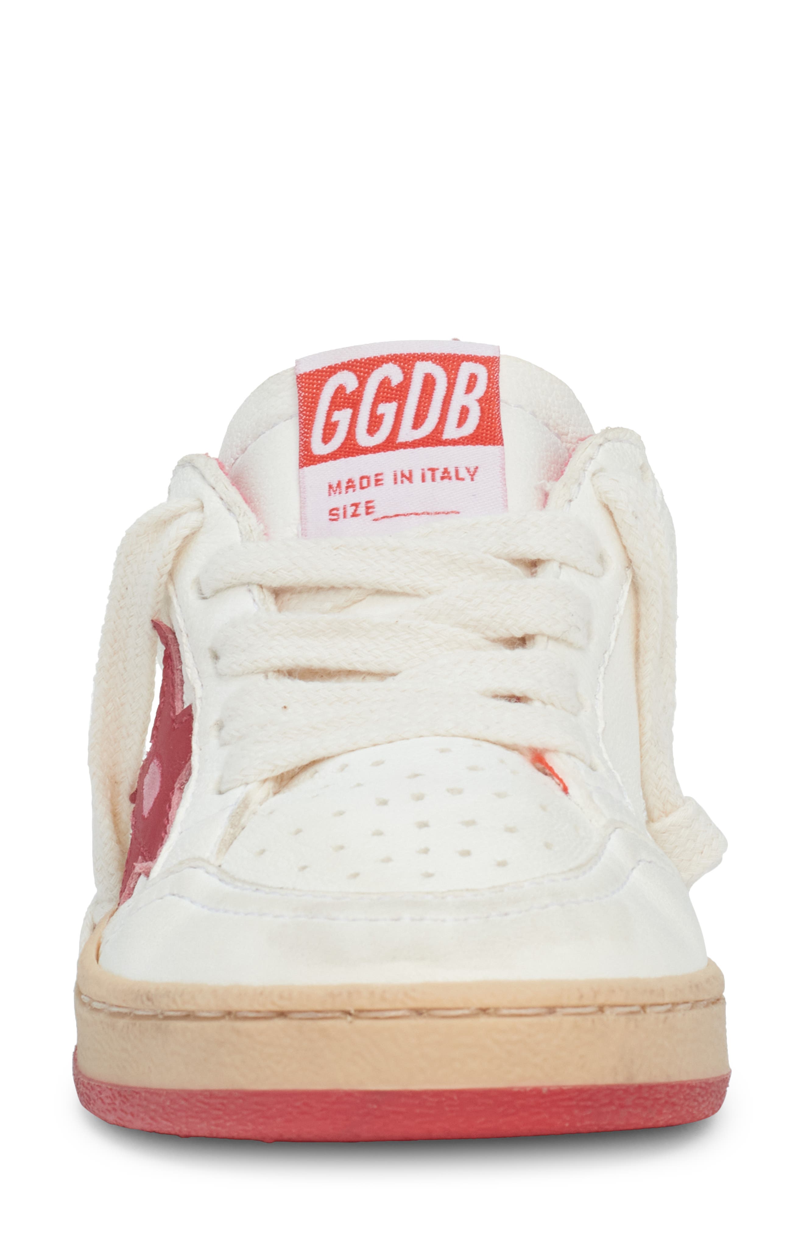 Golden Goose Kids' Ball Star Lace-Up Leather Sneaker, Alternate, color, 