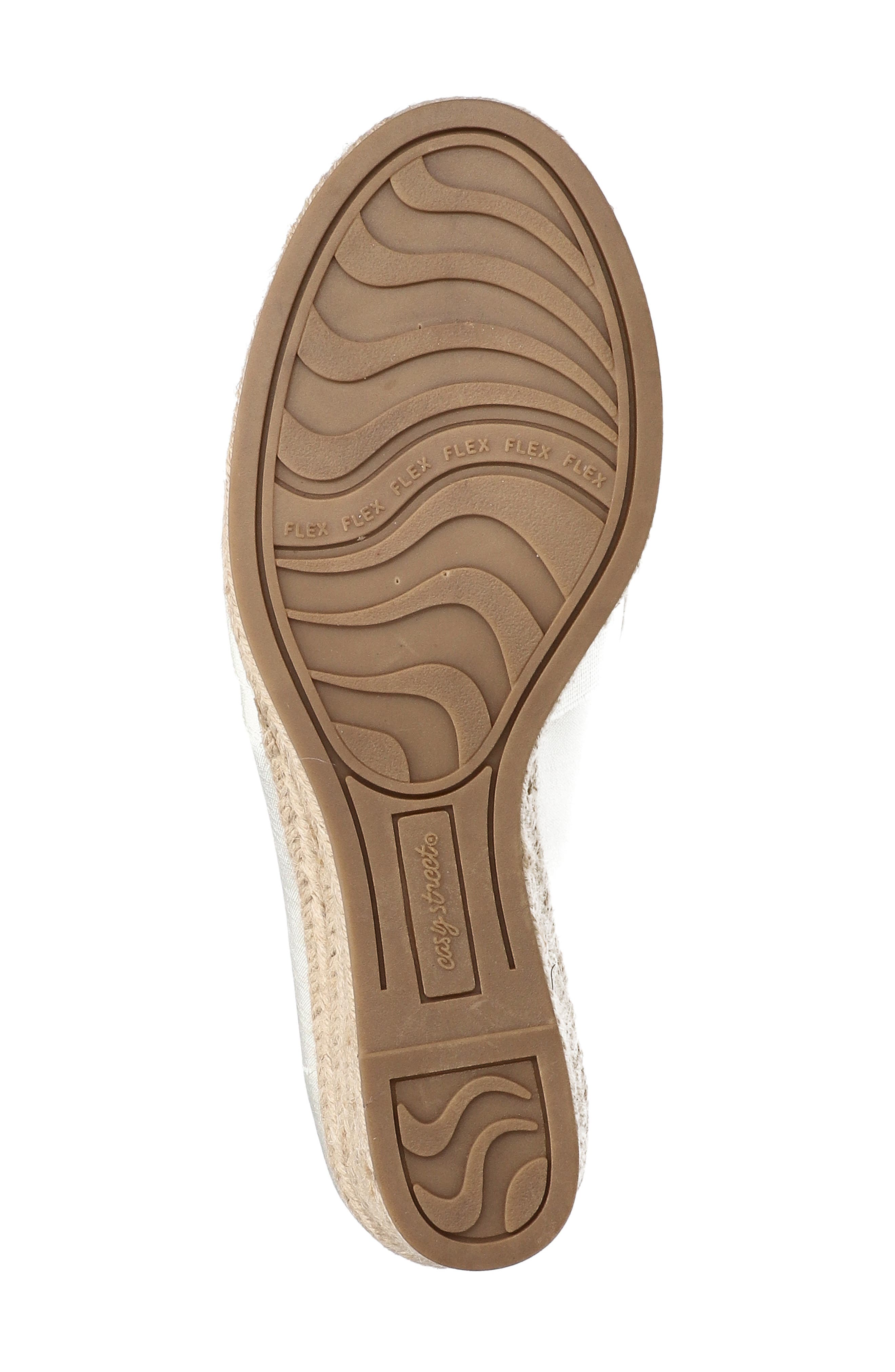 Jasper Espadrille Wedge Pump, Alternate, color, WHITE THAI SILK