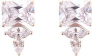 ZAXIE By Stefanie Taylor Mixed Cubic Zirconia Stud Earrings