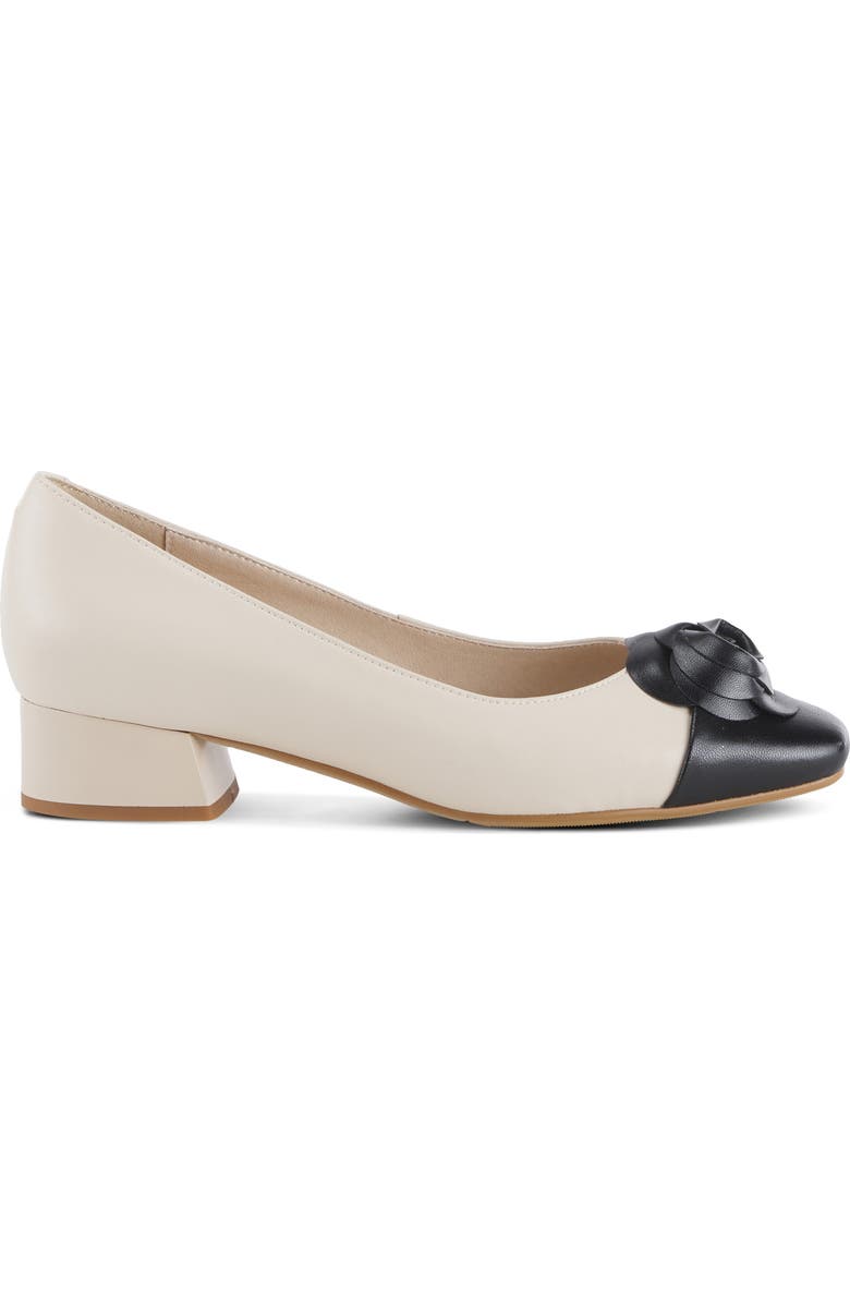 AZURA BY SPRING STEP Angelinite Cap Toe Pump, Alternate, color, Beige Multi