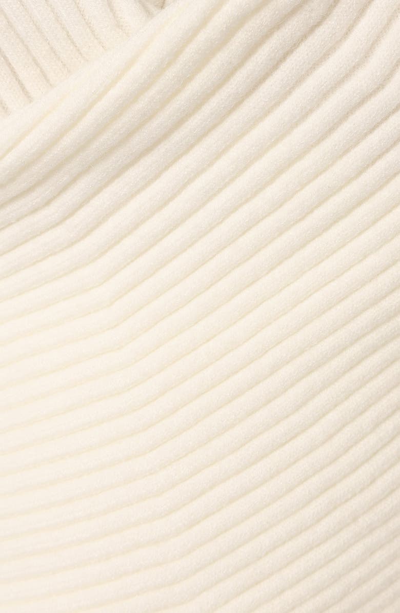 Petal & Pup Tully Wrap Front Rib Sweater, Alternate, color, Cream